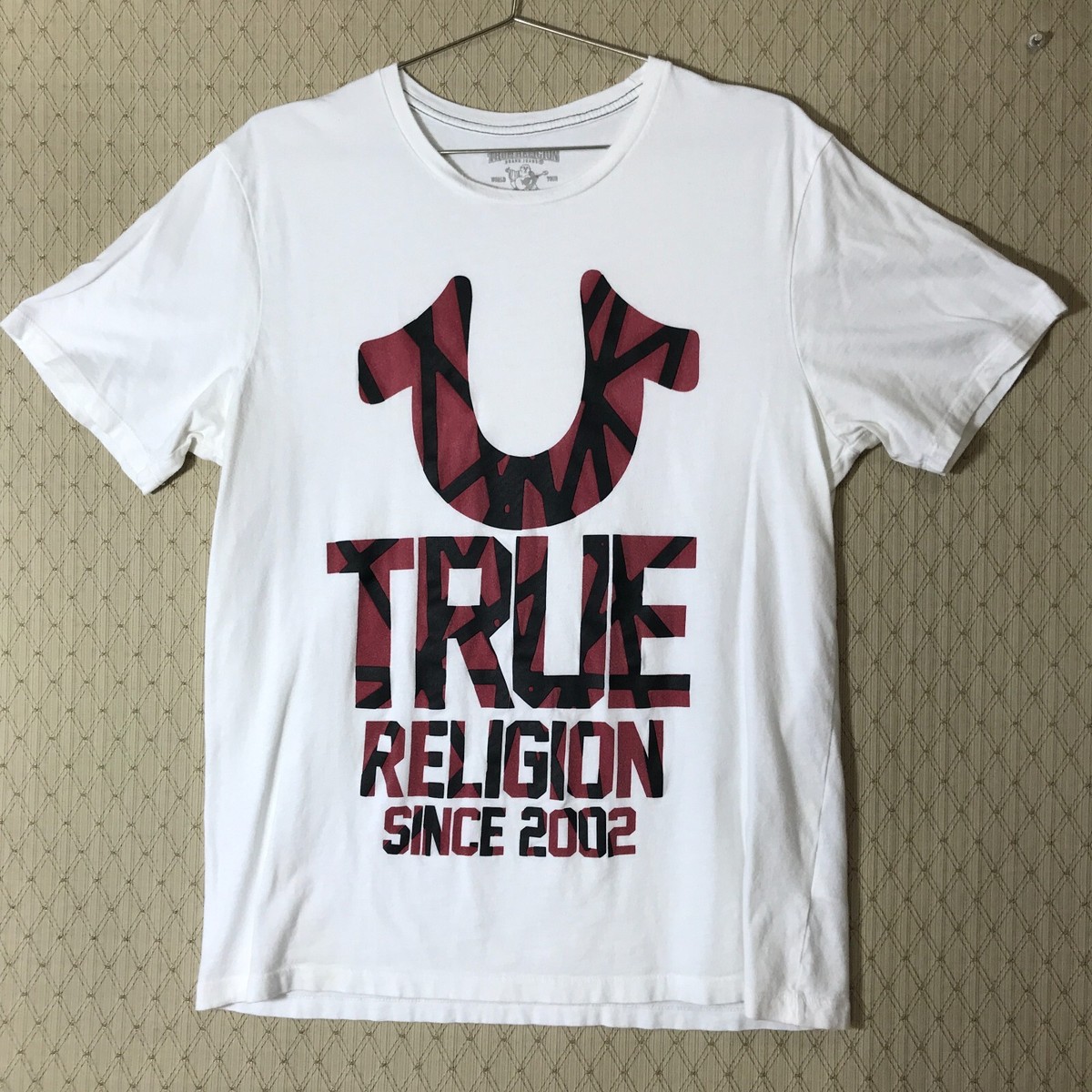 関税込み♪【TRUE RELIGION】CITYSCAPE おしゃれ★ロゴ Tシャツ true_20religion_700354_M-