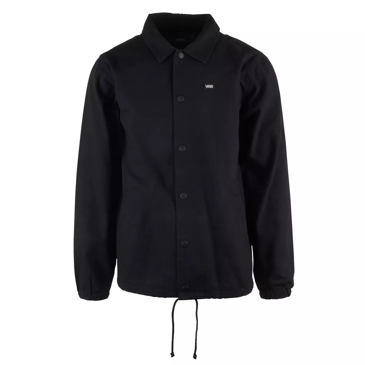Vans Men s Black Torrey Skate Snap On Button Jacket