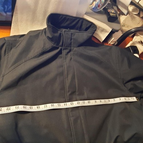 NEW ! RainForest Men Double Zip Water Resistence Coat Black Size XL - Picture 6 of 16