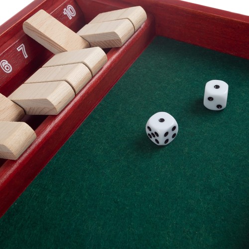 Shut The Box Game Wooden Set – Easy to Learn Math and Strategy Game for All A... - 第 5/11 張圖片