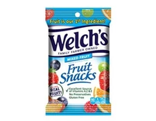 Welch's Fruit Snacks, Mixed Fruit, Gluten Free, 5 oz Bags [Pack of 12]