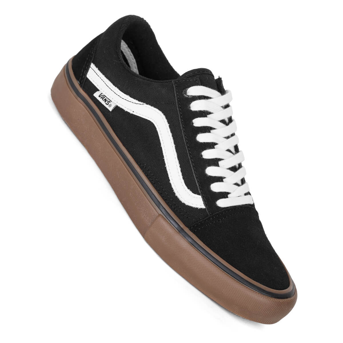 Vans Old Skool Pro schwarz weiß gum Sohle zum Skaten optimierter Vans Old Skool Vans Old Skool Pro schwarz weiß gum Sohle zum Skaten optimierter Vans Old Skool