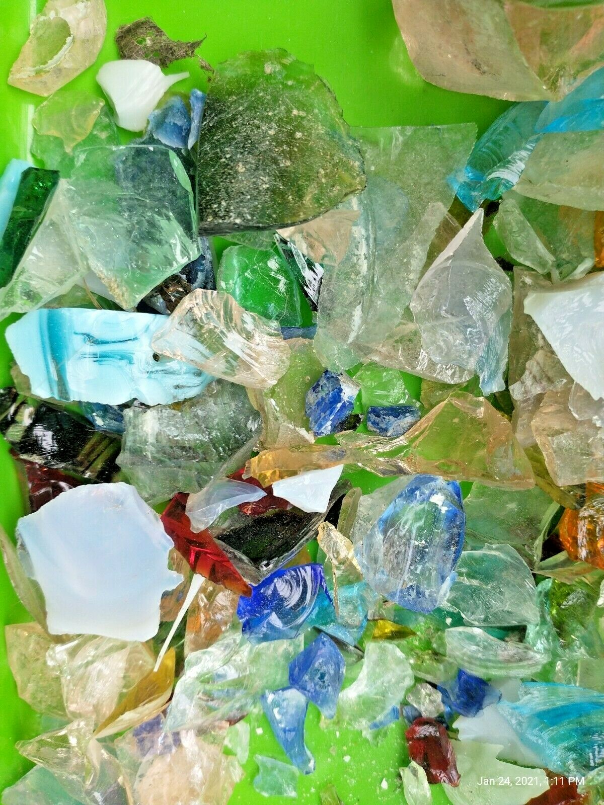 Lote holístico de virutas de mezcla de cristales de chakra Andara de tierra sagrada para manualidades