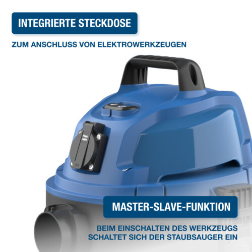 Nass Trockensauger Staubsauger Waschsauger Steckdose 1250W 20L HYUNDAI VCWD1220E - Bild 6 von 9