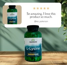 L  Lysine 500  mg Free  Form 300caps Nervous System Health Mood Antioxidant Support