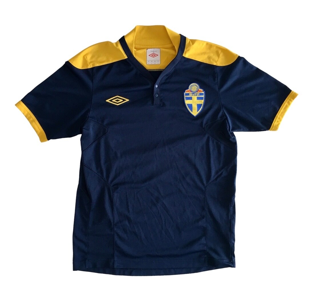 Sweden 2010/11 UMBRO Training Football Shirt S Mens Sverige Soccer