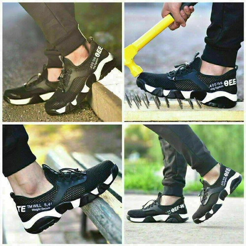 Mens Safety Shoes Lightweight Womens Trainers Steel Toe Cap Work Boots Shoes NEW - Bild 6 von 45
