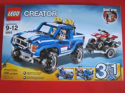 □L BUILD3点セット New and Sealed LEGO 5893 Creator OffRoad Power 1061 pieces 3 in 1