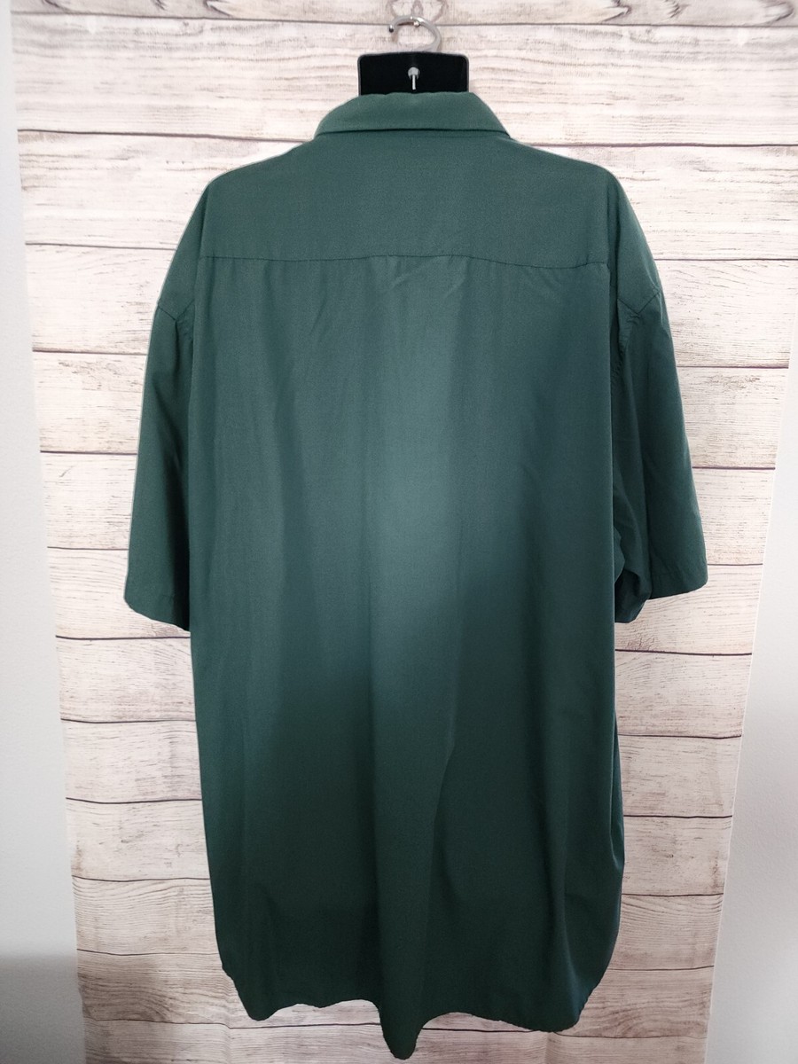 Dixxon Flannel Company Dress Lounge Shirt D-Lux 5XL 5X Green