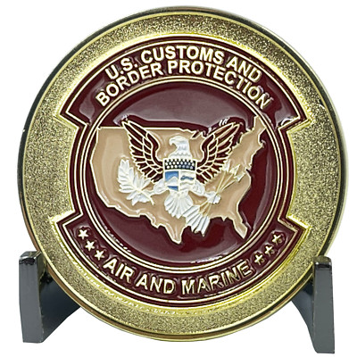 BL5-010 Air and Marine Challenge Coin AMO Agent CBP Air Branch Marine Branch Int