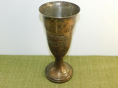 #ad Silver Plated Chalice Cup Manufacturer Wilhelm Wolff Pforzheim Stamped C $128.95