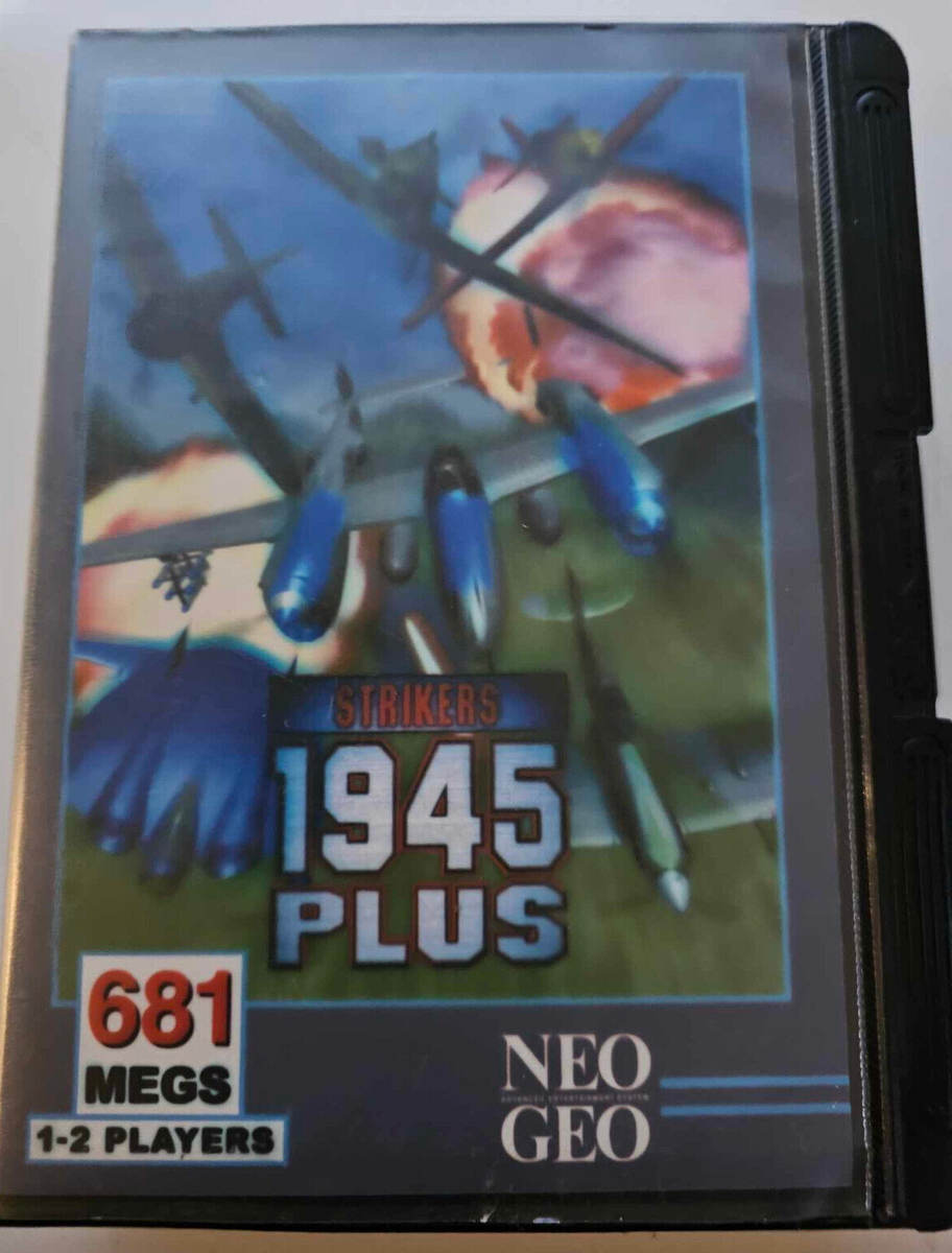 本日限定)ネオジオ ROM STRIKERS 1945 PLUS 完品 希少 Strikers 1945 Plus US English AES Neo Geo MVS Convert Conversion