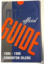1995/1996 Edmonton Oilers NHL Hockey Media GUIDE - Official - Vintage - Champion