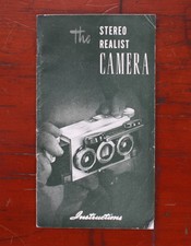 WHITE STEREO REALIST INSTRUCTION BOOK/184159