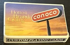 Vintage CONOCO Gas Advertising Set Playing Cards Gasoline  Advertisement