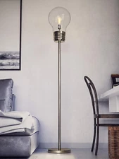 Light Bulb Floor Lamp w/ Antique Brass Finish Kenroy Home Edison Model 32463-AB