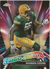 2024 Topps Chrome Edgerrin Cooper Future Stars SP RC Green Bay Packers