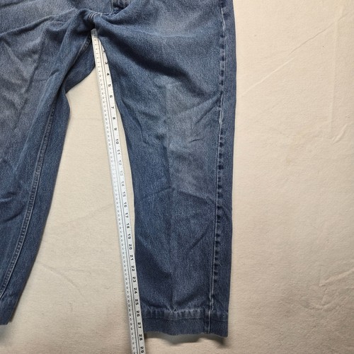 Wrangler Jeans Mens 36x28 Blue Relaxed Fit Straight Leg Med Wash Denim 9760WDR - Picture 7 of 11