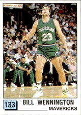 1990 NBA Panini Basketball Figure #133 Bill Wennington