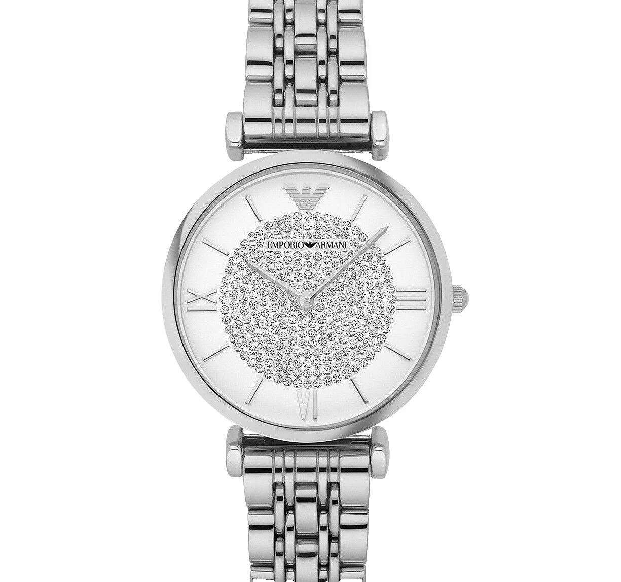 Relojes de pulsera Emporio Armani clásicos con correa de acero inoxidable