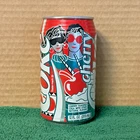 Vintage 1989 Cherry Coke Pop Art Can ~ Red & Teal ~ Eagan, Minnesota