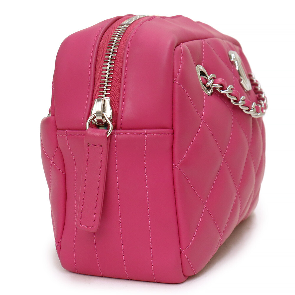 【CHANEL】Chanel camera bag★シャネル【ランク:A】 Chanel Camera Case Coco Rain Mark Matelasse Chain Shoulder