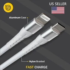 iPhone to USB C FAST Charger Cable for iPhone 14 13 12 11 Pro Max iPad 8 9th Gen