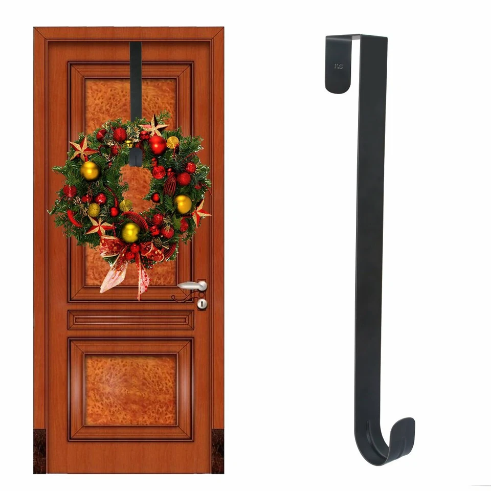 2 металлических крючка-вешалки длиной 12 дюймов для передней двери дома  - Изображение 4 из 4