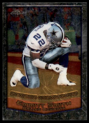 1999 Topps Chrome Season Highlights Emmitt Smith Cowboys #128