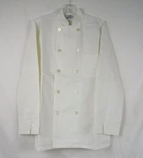 Abacuss a la carte 3/4 Sleeve Chefs Coat White Large #A156 292E