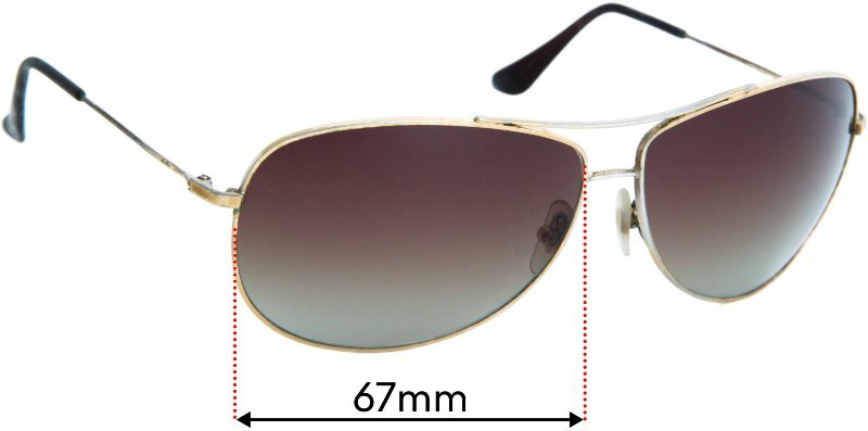 SFx Replacement Sunglass Lenses fits Ray Ban Aviator RB3293 67mm