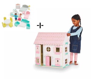 kids wooden dolls house