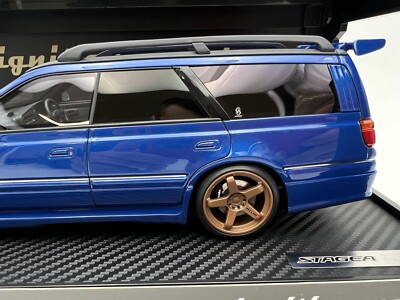 Ignition Model 1:18 Nissan Stagea 260RS Blue | eBay