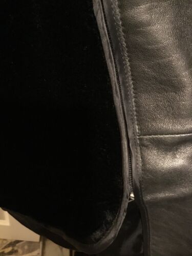 Rare Trek New York Men's Jacket Black Genuine Leather Jacket Sz XL - Picture 15 of 17