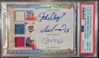🔥 💎 🔥 Game Used Patch Auto Joe Montana/ Dan Marino/ John Elway /8 PSA GEM 10