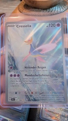 Pokémon TCG Cresselia 071/064 Deutsch Holo Rare  Stellarkrone 2024