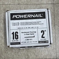 Powernail L200165 16-Gauge 2-Inch L-Cleat Flooring Nails (9,000 Count)