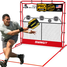 Pickleball Rebounder Practice Net with 6FT Small Mini Pickleball Net Set - Porta