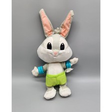 Baby Looney Tunes Bugs Bunny Plush Bath Toy Nylon Fisher Price 2002 Vintage 11"