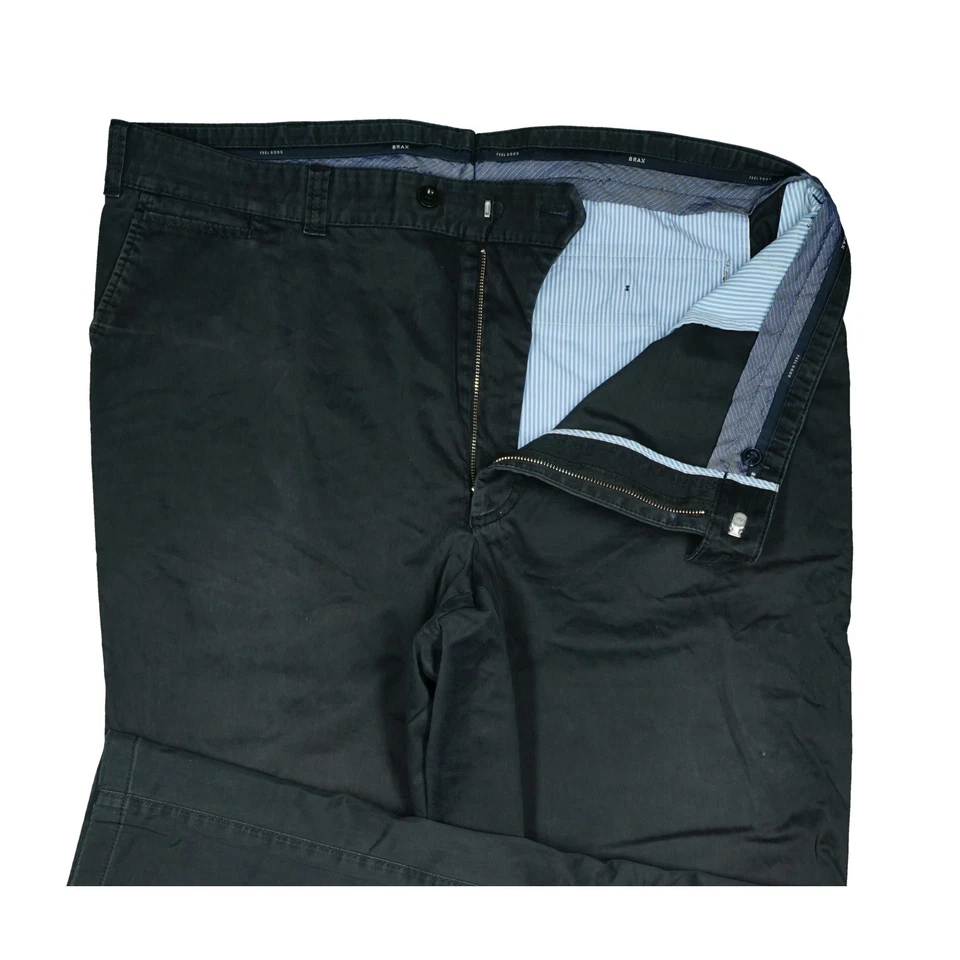 BRAX 58 L34 Jeans Hose schwarz Herren Stretch Ernesto Chino Stoff ÜGröße W42 XXL - Bild 3 von 4