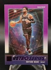 2021-22 Panini Donruss - Retro Series Press Proof Purple #17 Dwyane Wade