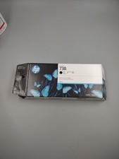 OPEN-BOX Genuine HP DesignJet 738 Black 300ml Cartridge 498N8A 10/27