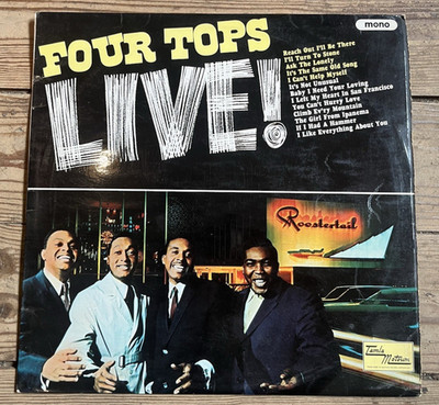 Four Tops Live LP  1966 Issue