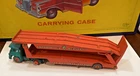 Vintage Matchbox Major Pack M-8 car transporter Farnborough-Measham auto carrier