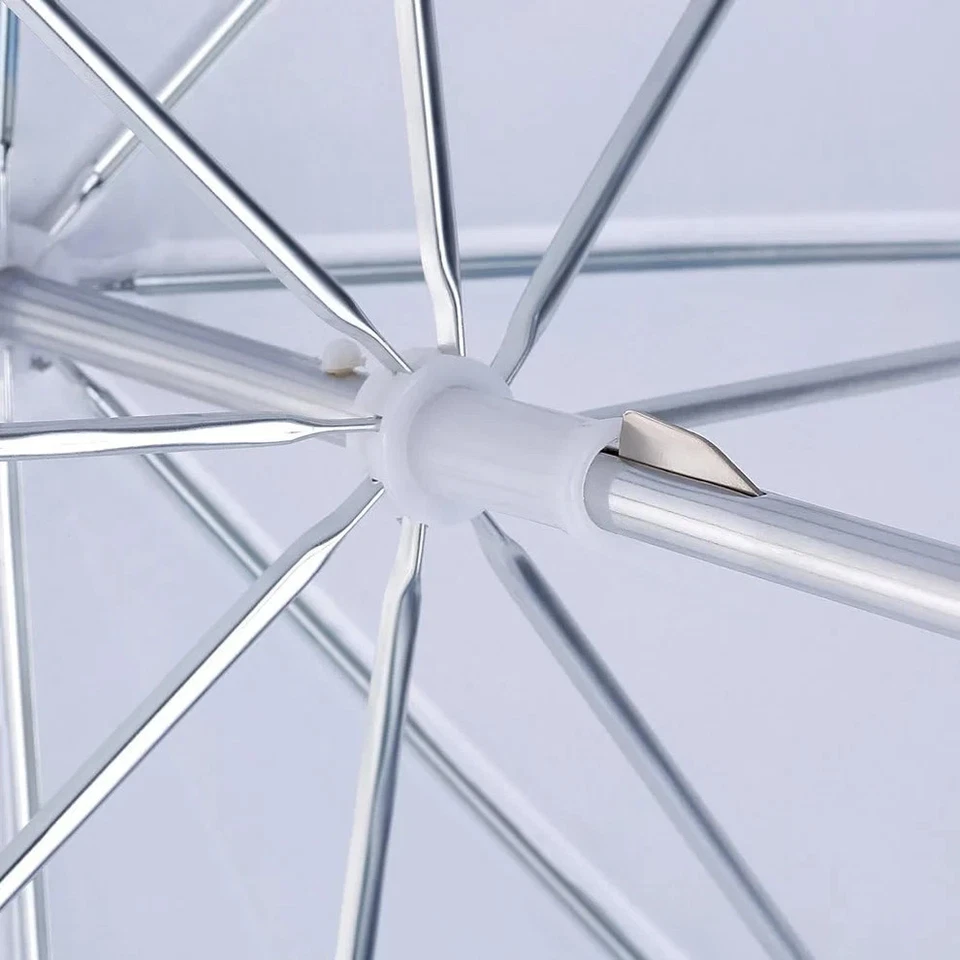 New 3  Packs 83cm Photography Studio Flash Translucent White soft Umbrella - Image 3 of 4