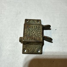 Antique Cabinet Spring Latch Knob Ornate