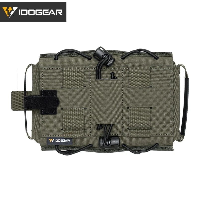 IDOGEAR Tactical Medical Pouch Detachable First Aid Kit Laser Cut MOLLE Military - Image 2 of 4
