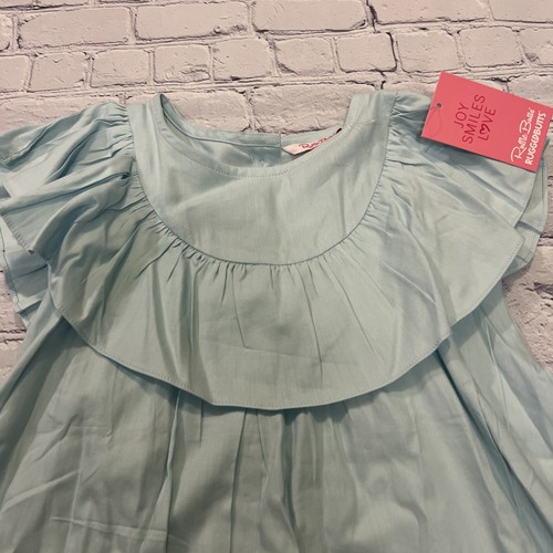 RuffleButts Light Blue Dress Size 7 NWT - Picture 2 of 5