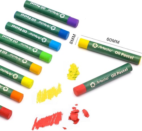 Juego de pasteles al óleo profesionales - 50 colores suaves para artistas y estudiantes - Imagen 3 de 5