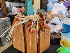 Wood Pumpkin Fall Or Holloween Decorative Piece Festve Coloring